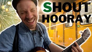 If you're happy and you know it. A train Sing-Along Flashmob.